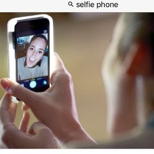 iPhone 6 rose gold light up selfie phone case