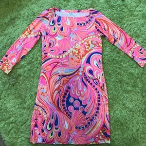 Lilly Pulitzer Three Quarter Sleeve dress small