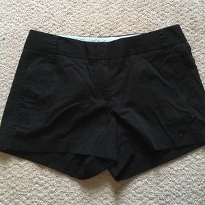 J Crew Black Chino Shorts NWT