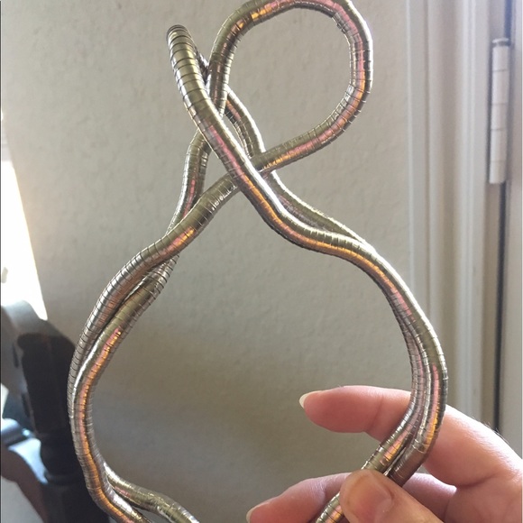 Sculptural Silver Necklace or Bracelet - Picture 4 of 4