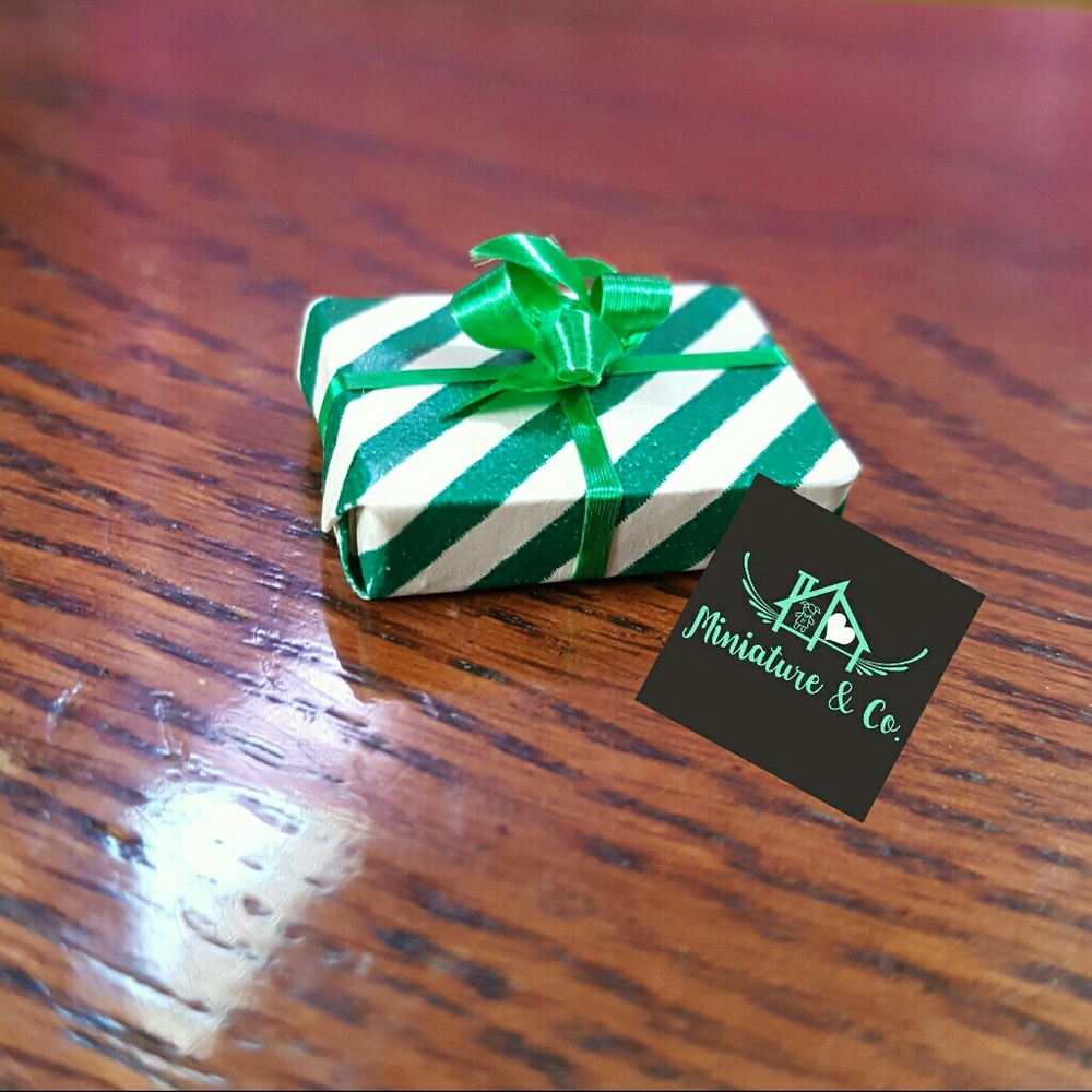 Miniature dollhouse handmade Christmas Present