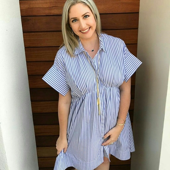 VBxT Striped Poplin Dress - Sold out online! - Picture 2 of 8