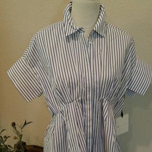 VBxT Striped Poplin Dress - Sold out online!