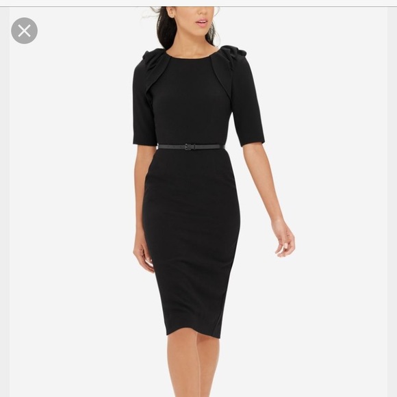 Eva Longoria Dresses & Skirts - Eva Longoria black dress with shoulder details