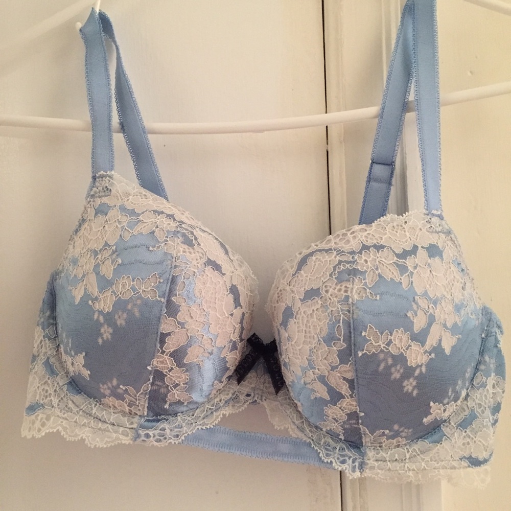 Victoria's Secret Dream Angels Lined Demi Blue