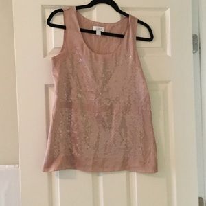 LOFT rose gold tank