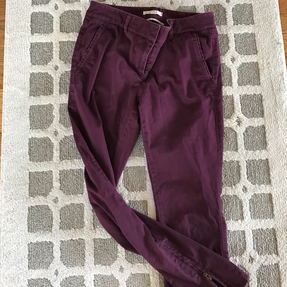 Maroon Marisa fit pants