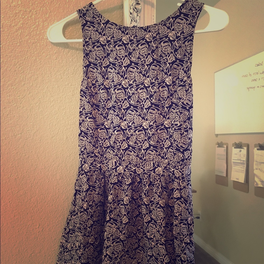 Cotton on key hole back dress