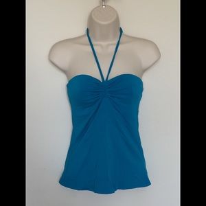 Blue Halter Top