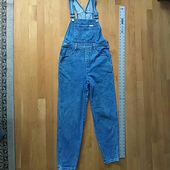 guess overalls 80's