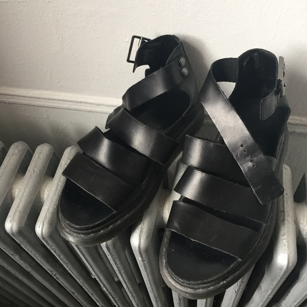 Doc Martens Black Clarissa Sandal!