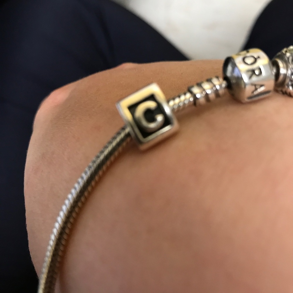 Authentic "C" Pandora Charm