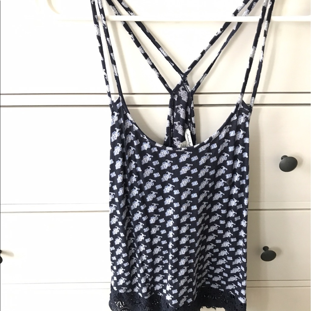 Navy tank top
