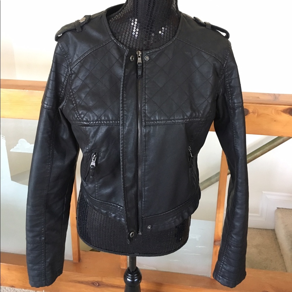 Faux Leather Jacket SOLD
