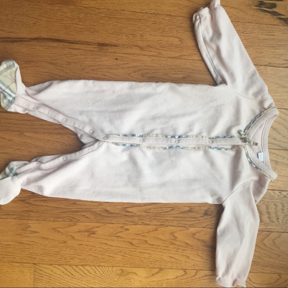 Baby Burberry Jacey Cotton Onesie 3M