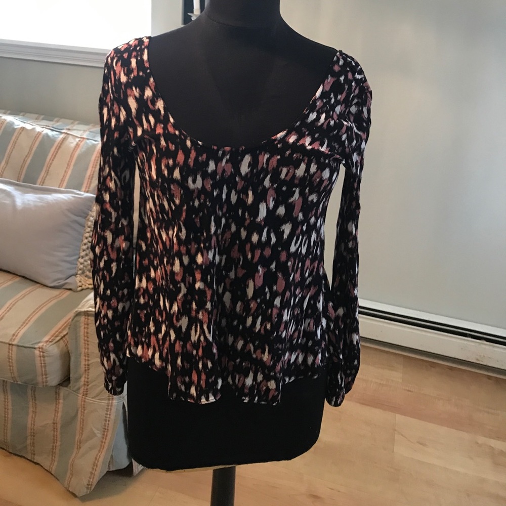 Pretty print blouse