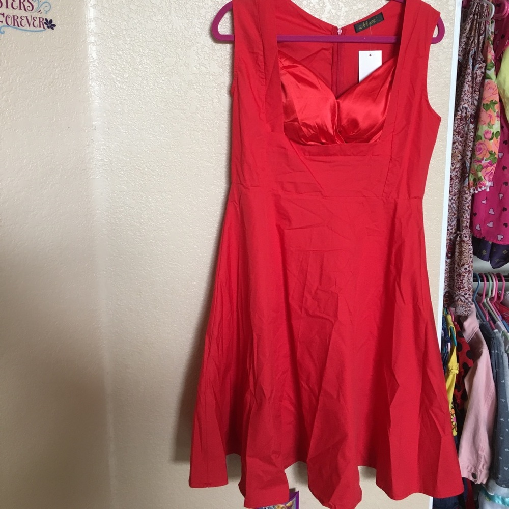 Red dress