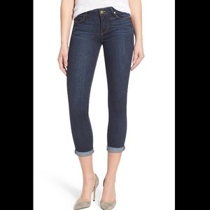 Paige 'Transcend-Skyline' crop skinny jeans