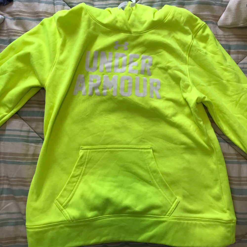 Neon Under Armour Sweatshirt