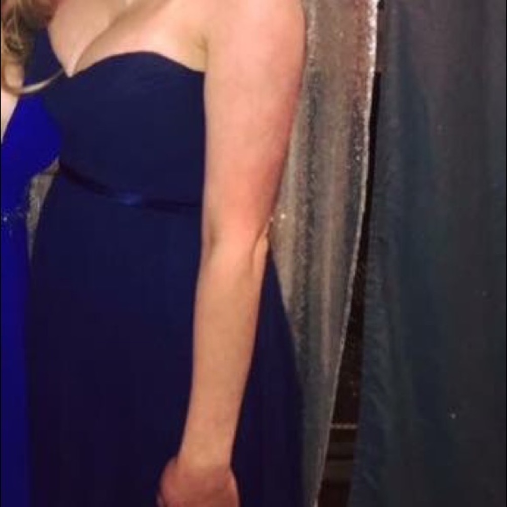 Beautiful Navy Prom Dress