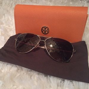 Tory Burch Aviator Sunglasses