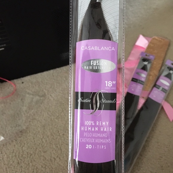Beaded Hair Extensions Satin Strands