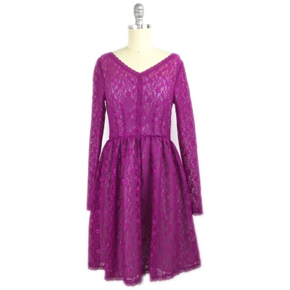 Victoria's Secret Dresses & Skirts - Victoria's Secret Lace Fit & Flare Dress