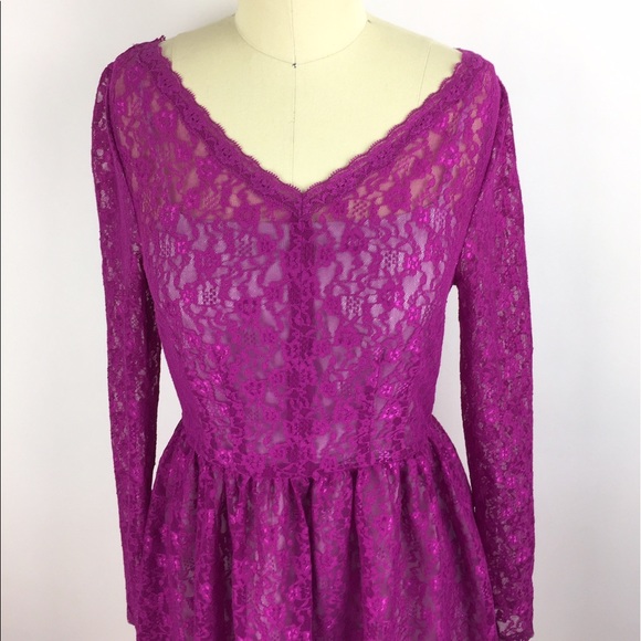 Victoria's Secret Lace Fit & Flare Dress - Picture 2 of 7