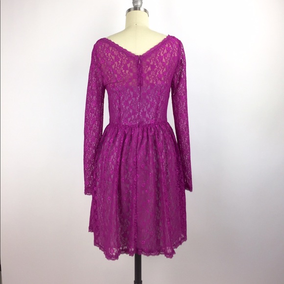 Victoria's Secret Lace Fit & Flare Dress - Picture 4 of 7