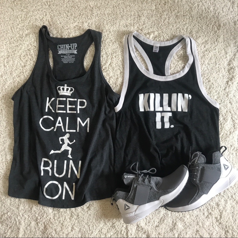 TWO Fitness tanks💪🏻💪🏻