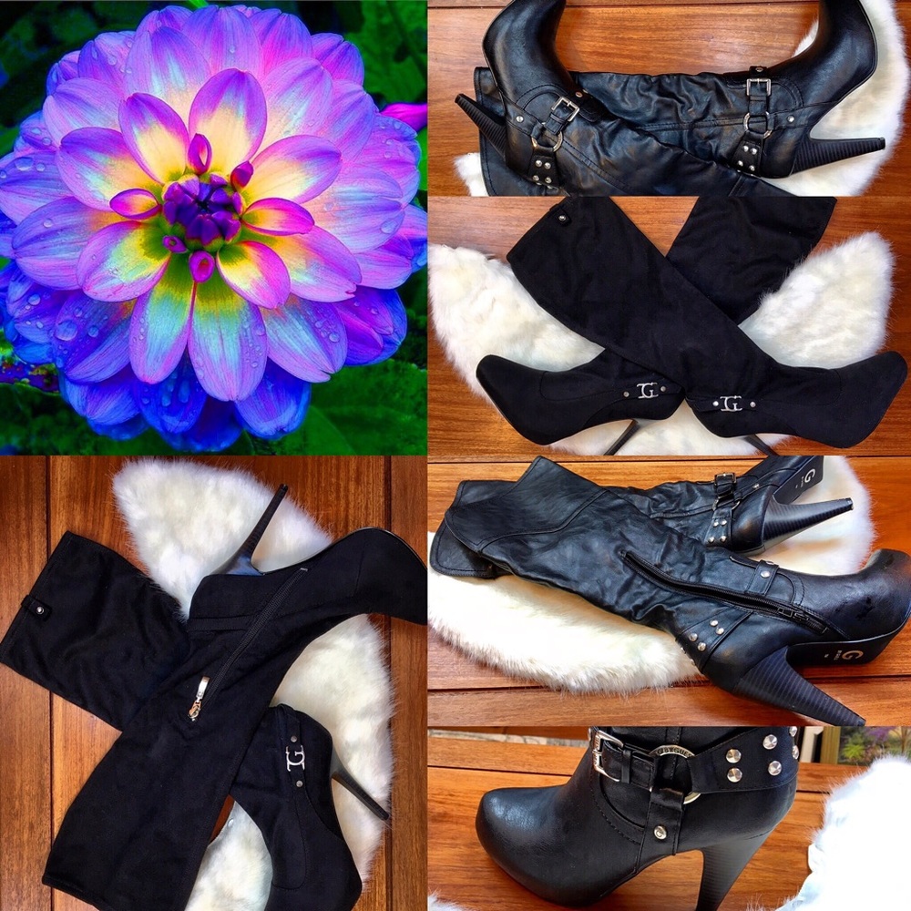 ☂️INCLUDES BOTH PAIR Brand New Heel Boots by Guess