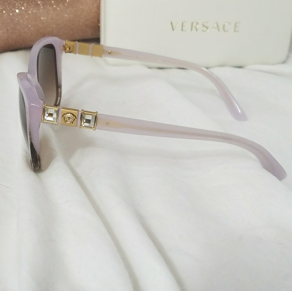 VERSACE Iced Violet & Lt Brown Sunglasses - Picture 2 of 6