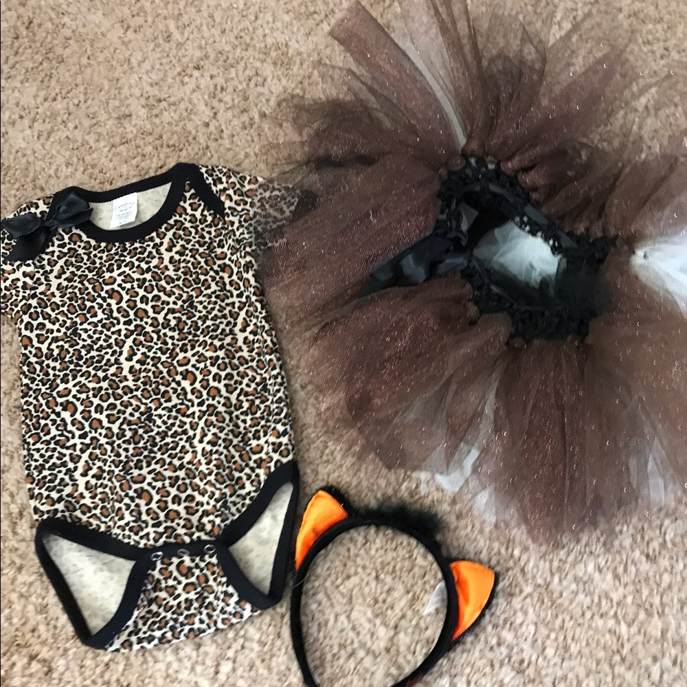 Leopard tutu outfit for Halloween