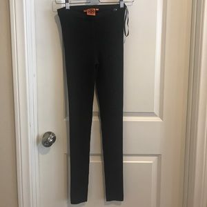 TORY BURCh wool ribbed leggings