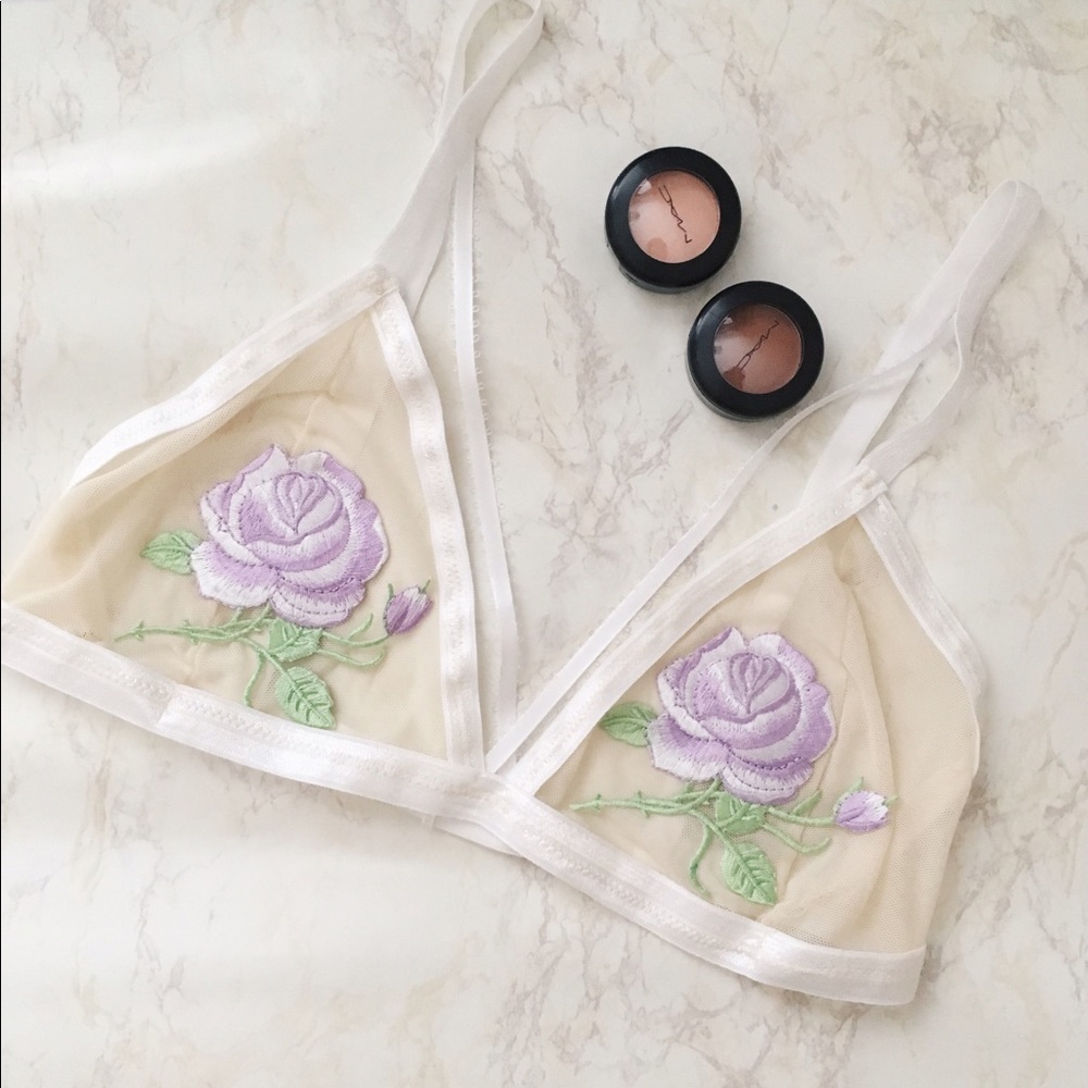 Floral bralette