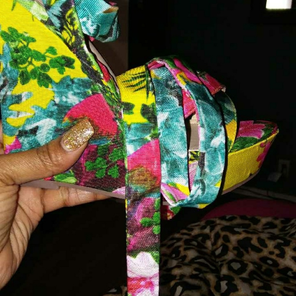Beautiful colorful wedges