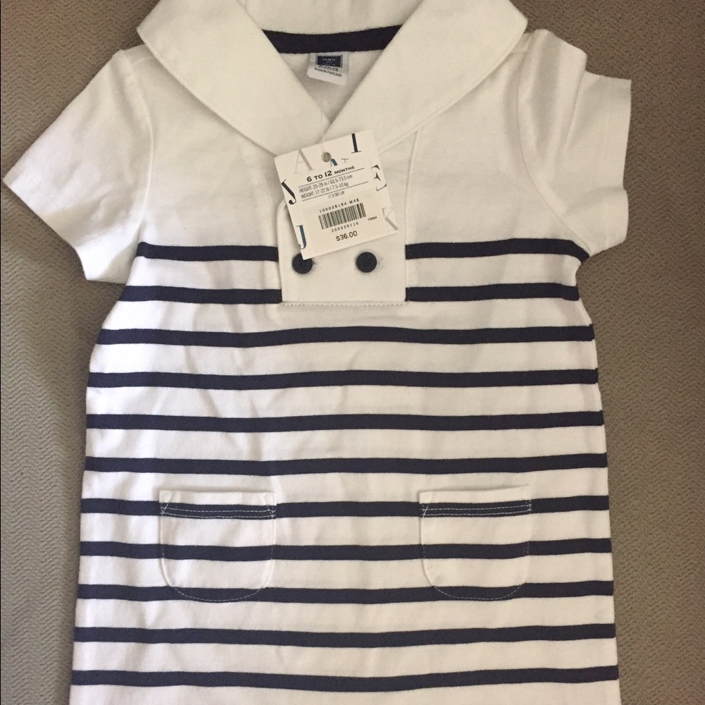 Janie and Jack 6-12 mo romper/short