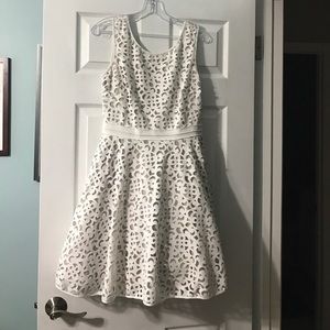 White Xscape dress size 10