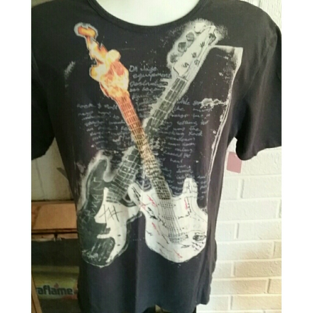 Ben Sherman guitar tee EUC
