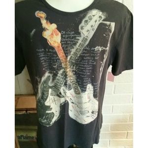 Ben Sherman guitar tee EUC