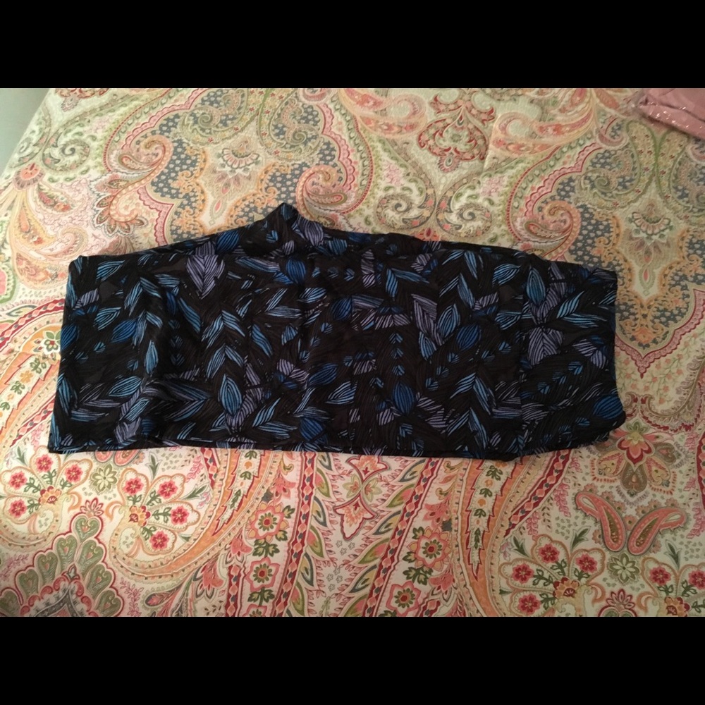 LuLaRoe Feathers OS Leggings New