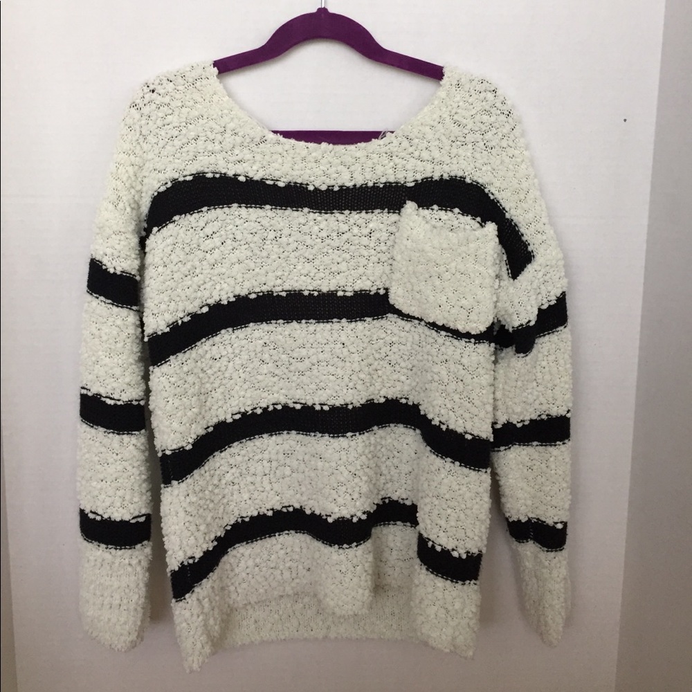 Black and White Sweater