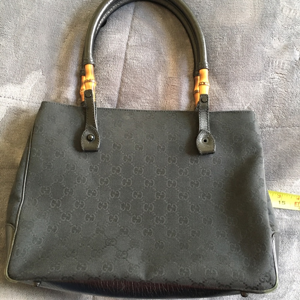 100% Authentic Vintage Black Gucci Bag