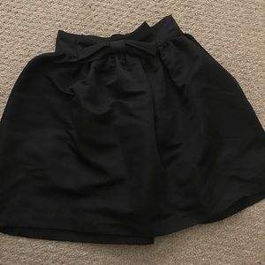Kimchi blue bow black mini skirt small urban