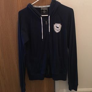 PINK vintage zip up hoodie