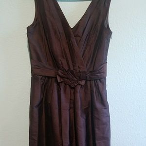 Black sleeveless cocktail dress