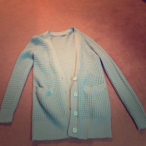 Tobi light blue cardigan