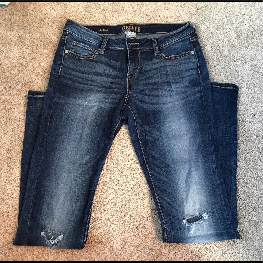 Decree slim boot jeans
