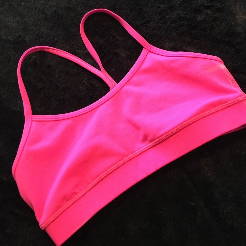 Hot Pink LuLu Lemon Sports Bra