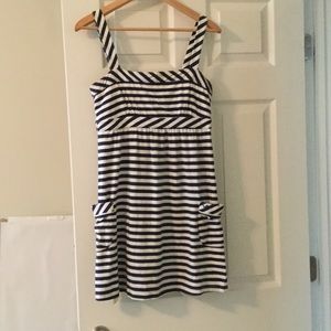 Cute navy stripped sundress